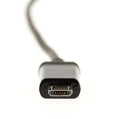 Image showing Mini USB cable isolated on white