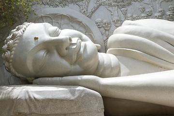 Image showing Sleeping Buddha, landmark on Nha Trang, Vietnam 