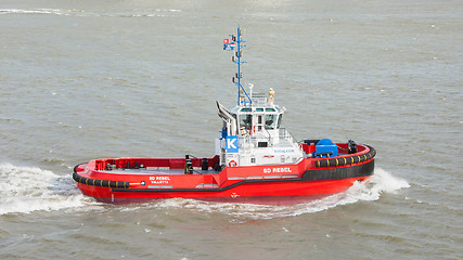 Image showing Red tug