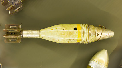 Image showing Mortar bomb from the Vietnam war