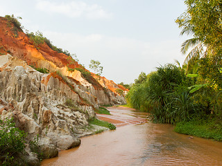 Image showing Ham Tien canyon in Vietnam 