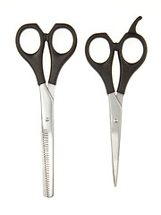 Image showing Scissors (barber), isolated