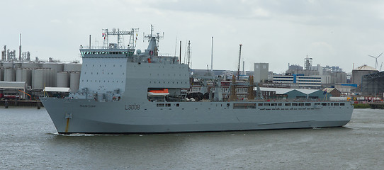 Image showing British Navy ship