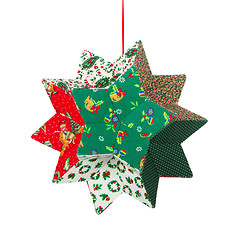 Image showing Butcher's broom, christmas decoration, isolated