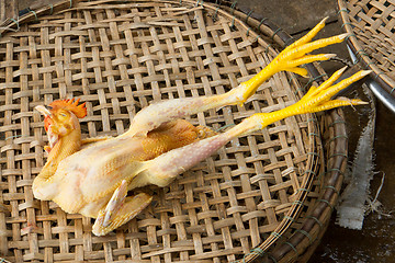 Image showing Chicken for consumption on a market