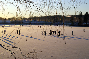 Image showing Iceskating