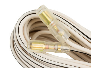Image showing Speaker cable isolated