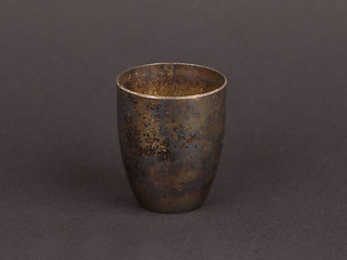 Image showing Very old trophy cup isolated