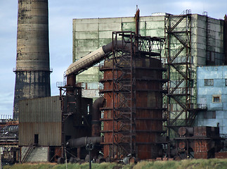 Image showing Industrial decay - buildings and warehouses