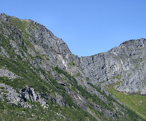 Image showing Mountain rocks in Norway