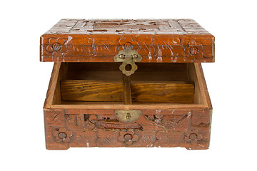 Image showing Old wooden chest made in Suriname