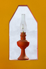 Image showing Old electrical lamp