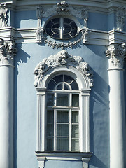 Image showing Decorative window with sculptures