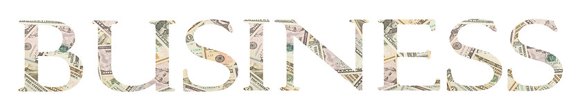 Image showing Business (money background)