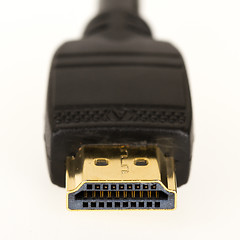 Image showing Close-up of hdmi cable