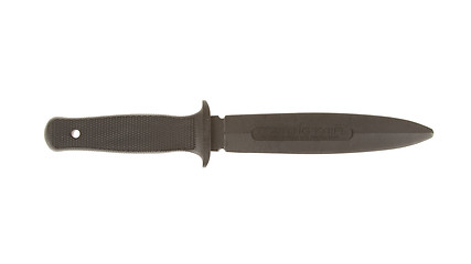 Image showing Rubber training knife isolated