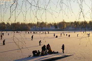 Image showing Ice-skating