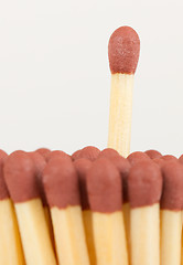 Image showing Group of matches, isolated