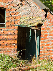 Image showing Broken doorway