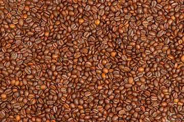 Image showing Coffee beans background 