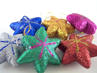 Image showing xmas stars