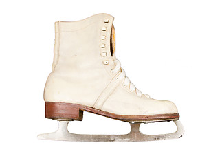 Image showing Very old figure skate