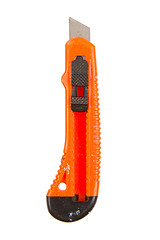 Image showing Old used orange stanley knife