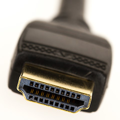 Image showing Close-up of hdmi cable