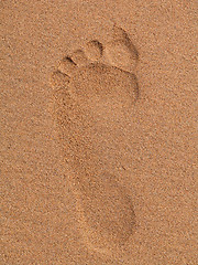 Image showing footprint