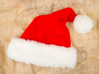 Image showing Santa hat isolated