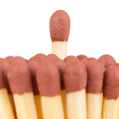 Image showing Group of matches, isolated