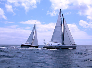 Image showing sailing in ocean