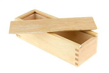 Image showing Domino in wooden box