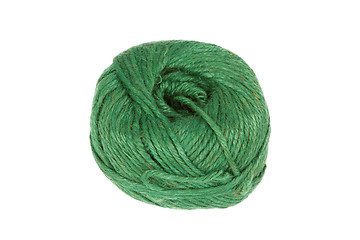 Image showing Knitting yarn isolated on a white background