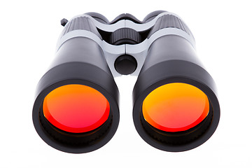 Image showing Large binoculars isolated