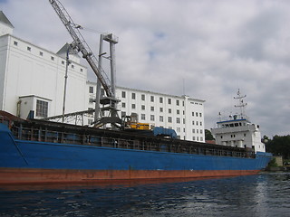 Image showing Docked ship