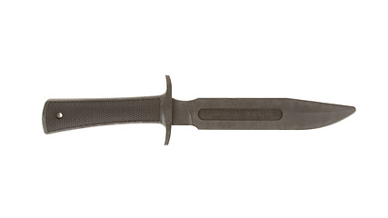 Image showing Rubber training knife isolated