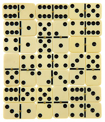 Image showing Dominos texture