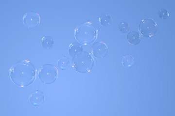 Image showing Floating Bubbles