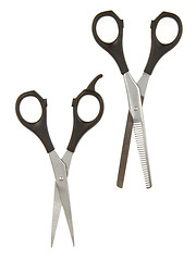 Image showing Scissors (barber), isolated