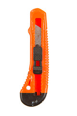 Image showing Old used orange stanley knife