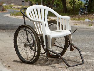 Image showing Creative invalid chair