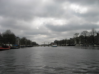 Image showing Boatview in Amsterdam