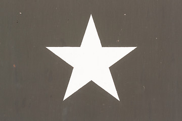 Image showing Star Symbol on a Vietnam war US Military Vehicle