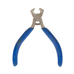 Image showing Old steel pincer pliers