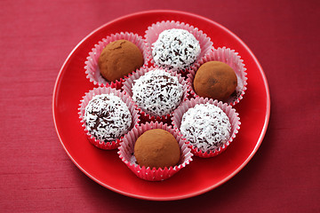 Image showing coconut pralines