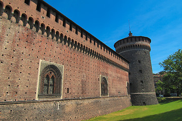 Image showing Castello Sforzesco, Milan