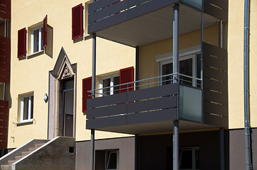 Image showing Renovated old House with heat insulation