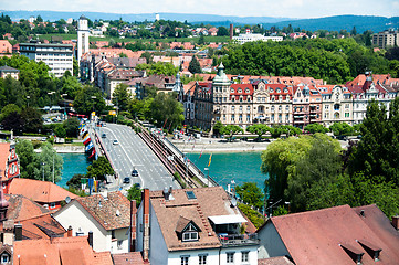 Image showing Konstanz City at Lake Constance