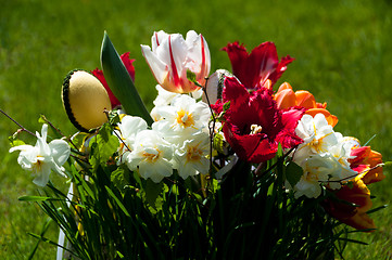 Image showing Easter Flower Bouquet